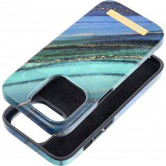 Apple iPhone 14 Pro Coque Forcell F-Pprotect Mirage MagSAFE  Marbre de jade