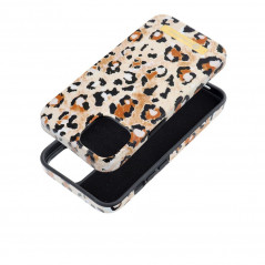 Apple iPhone 14 Coque Forcell F-Pprotect Mirage MagSAFE  Panthère sauvage