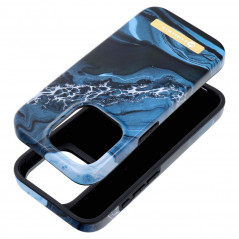 Apple iPhone 15 Coque Forcell F-Pprotect Mirage MagSAFE  Marbre océan