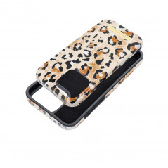 Apple iPhone 15 Pro Max Coque Forcell F-Pprotect Mirage MagSAFE  Panthère sauvage