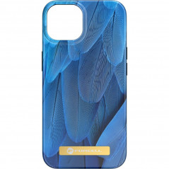 Apple iPhone 15 Plus Coque Forcell F-Pprotect Mirage MagSAFE  Oiseau bleu