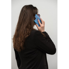 Apple iPhone 15 Plus Coque Forcell F-Pprotect Mirage MagSAFE  Oiseau bleu