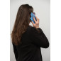 Apple iPhone 15 Plus Coque Forcell F-Pprotect Mirage MagSAFE  Oiseau bleu