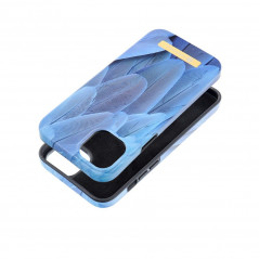 Apple iPhone 14 Plus Coque Forcell F-Pprotect Mirage MagSAFE  Oiseau bleu