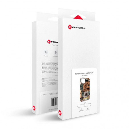 Apple iPhone 14 Plus Coque Forcell F-Pprotect Mirage MagSAFE  Buisson fleuri