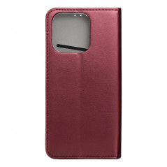 Honor X8b Portefeuilles Smart Magneto book Bourgogne