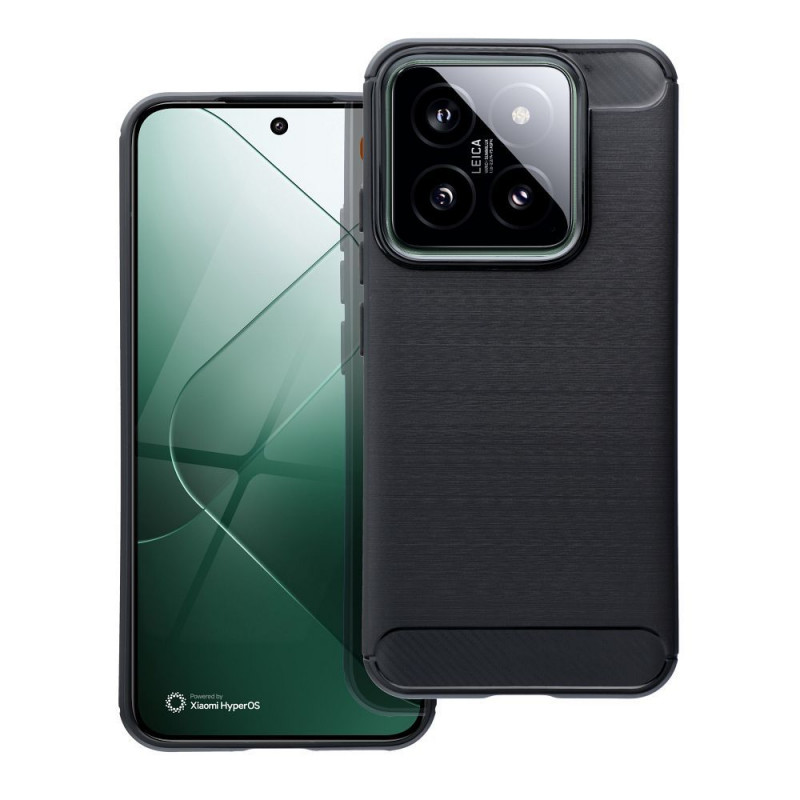 XIAOMI 14 Coque Carbon Élégant  Noir