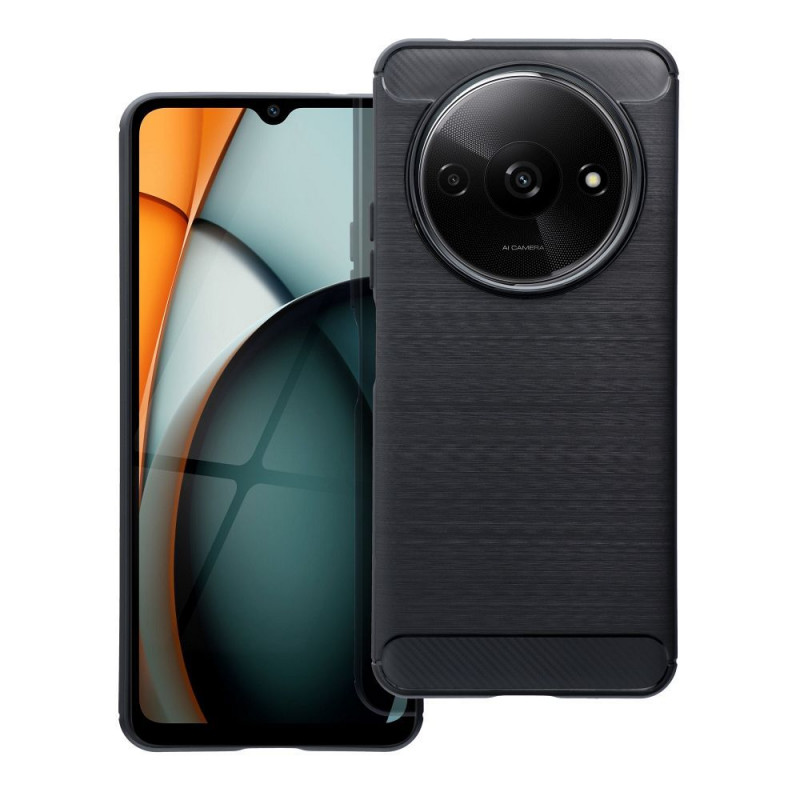 XIAOMI Redmi A3 Coque Carbon Élégant  Noir