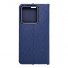 XIAOMI 14 Portefeuilles LUNA Book Carbon Fibre de carbone, Élégant  Bleu
