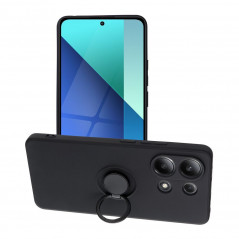 XIAOMI Redmi Note 13 4G Coque Silicone ring Noir
