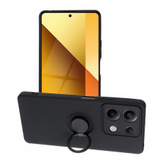 XIAOMI Redmi Note 13 5G Coque Silicone ring Noir