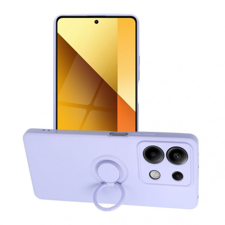 XIAOMI Redmi Note 13 5G Coque Silicone ring Violet (Violet)