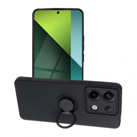 XIAOMI Redmi Note 13 Pro 5G Coque Silicone ring Noir