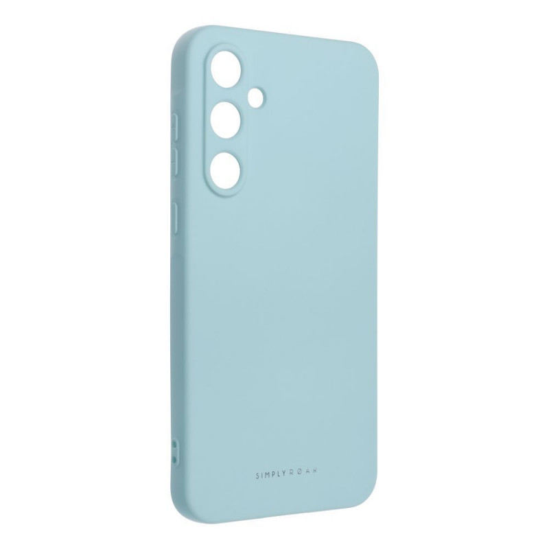 Samsung Galaxy A55 Coque Roar Space Monochromatique, Élégant  Bleu ciel