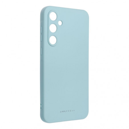 Samsung Galaxy A55 Coque Roar Space Monochromatique, Élégant  Bleu ciel