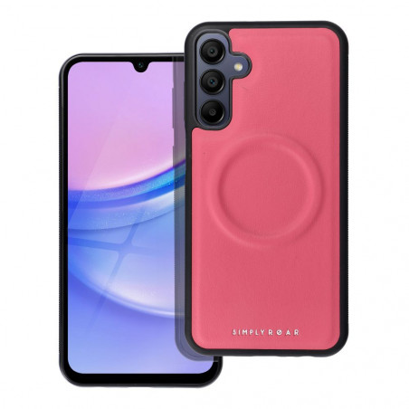 Samsung Galaxy A15 5G Coque Roar Mag Morning Élégant  MagSAFE  Rose vif
