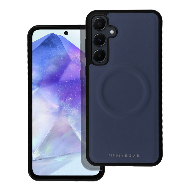 Samsung Galaxy A55 Coque Roar Mag Morning Élégant  MagSAFE  Marine