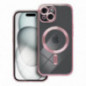 Apple iPhone 15 Coque Electro Mag MagSAFE  Or rose