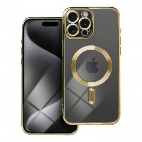 Apple iPhone 15 Pro Max Coque Electro Mag MagSAFE  Or