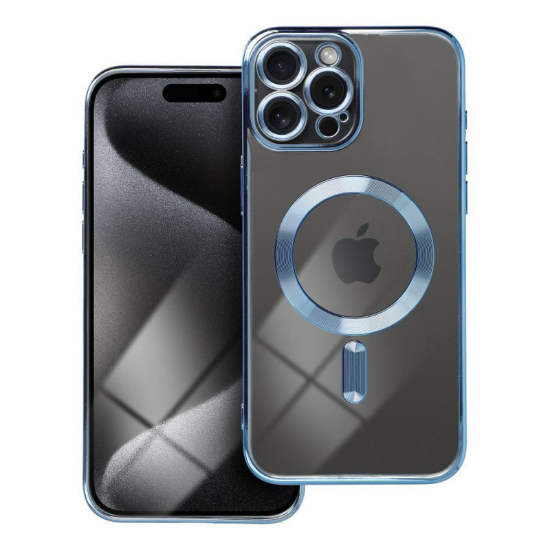 Apple iPhone 15 Pro Max Coque Electro Mag MagSAFE  Bleu