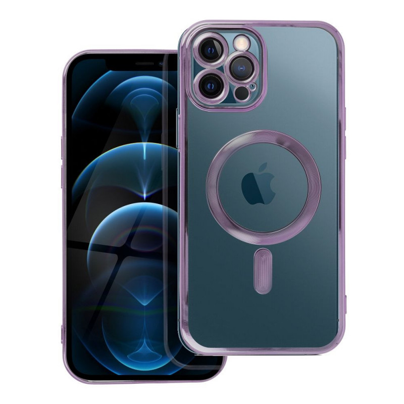 Apple iPhone 12 Pro Max Coque Electro Mag MagSAFE  Violet profond