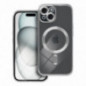 Apple iPhone 15 Coque Electro Mag MagSAFE  Argenté