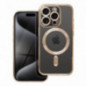 Apple iPhone 15 Pro Coque Electro Mag MagSAFE  Or