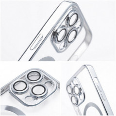 Apple iPhone 15 Plus Coque Electro Mag MagSAFE  Argenté