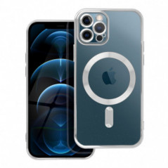 Apple iPhone 12 Pro Coque Electro Mag MagSAFE  Argenté