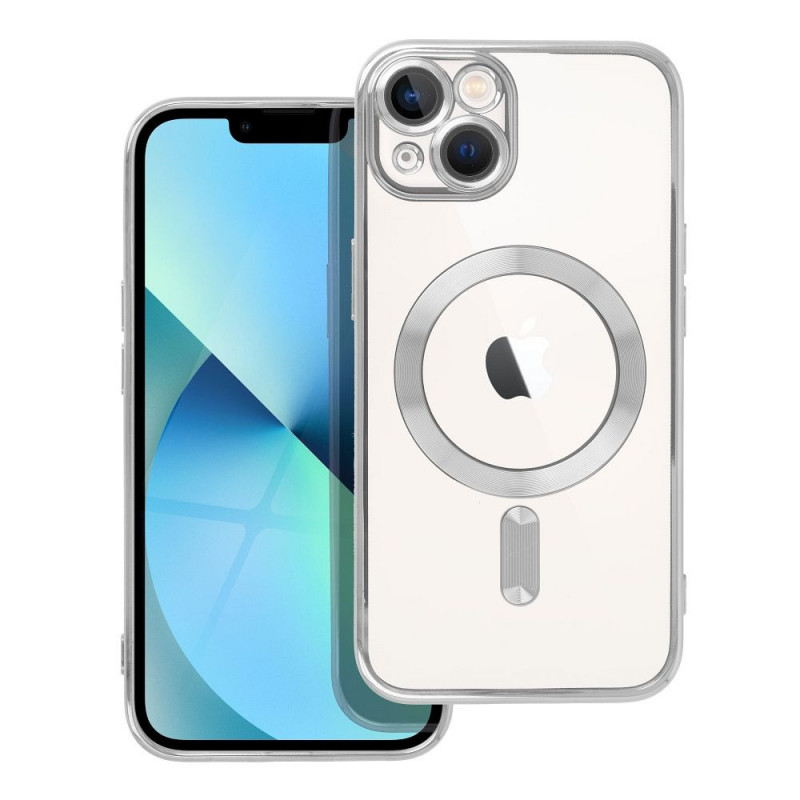 Apple iPhone 13 Coque Electro Mag MagSAFE  Argenté