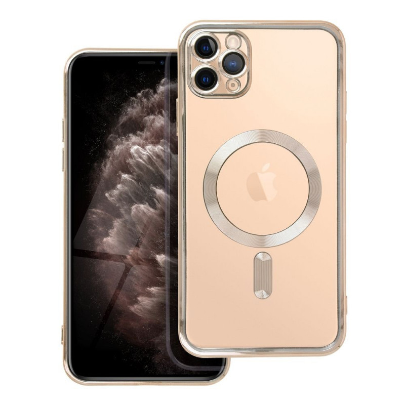Apple iPhone XS Max Coque Electro Mag MagSAFE  Or