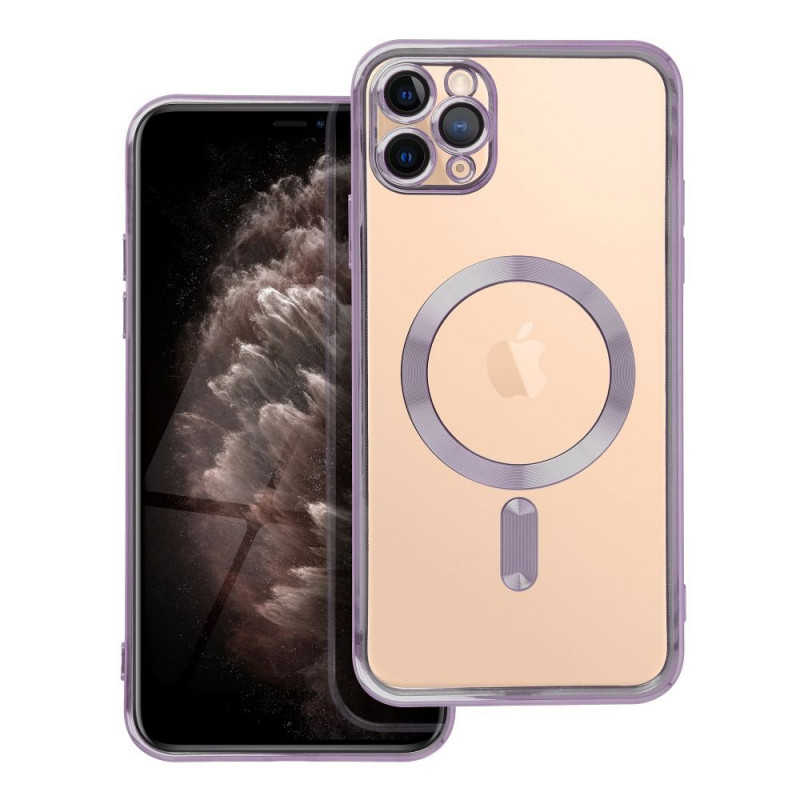 Apple iPhone 11 Pro Max Coque Electro Mag MagSAFE  Violet profond