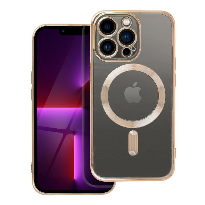 Apple iPhone 13 Pro Coque Electro Mag MagSAFE  Or