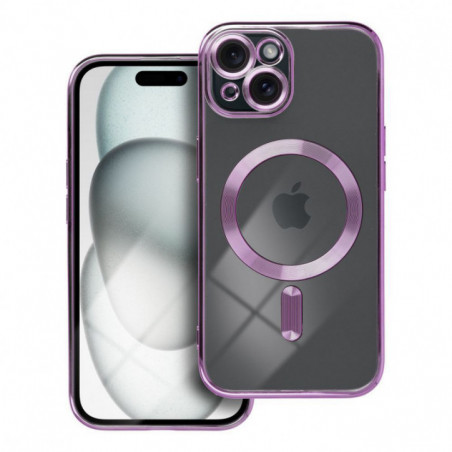 Apple iPhone 15 Coque Electro Mag MagSAFE  Violet profond