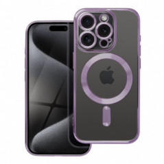 Apple iPhone 15 Pro Coque Electro Mag MagSAFE  Violet profond