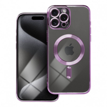 Apple iPhone 15 Pro Max Coque Electro Mag MagSAFE  Violet profond