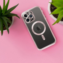 Apple iPhone 12 Coque Electro Mag MagSAFE  Or rose