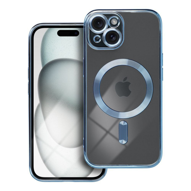 Apple iPhone 15 Coque Electro Mag MagSAFE  Bleu