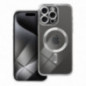 Apple iPhone 15 Pro Coque Electro Mag MagSAFE  Argenté