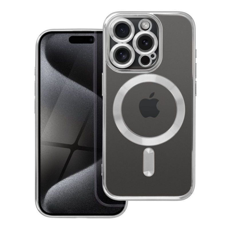 Apple iPhone 15 Pro Coque Electro Mag MagSAFE  Titane