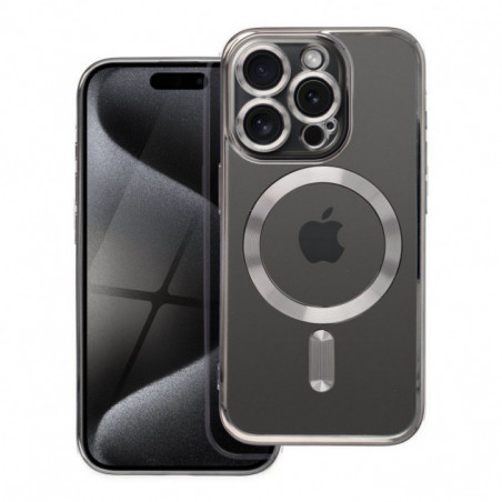 Apple iPhone 15 Pro Coque Electro Mag MagSAFE  Titane