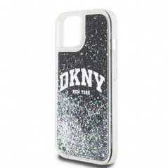 Apple iPhone 12 Pro Coque DKNY Liquid Glitters Arch Logo Noir