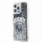 Apple iPhone 13 Pro Max Coque DKNY Liquid Glitters Arch Logo Noir