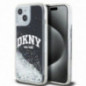 Apple iPhone 14 Coque DKNY Liquid Glitters Arch Logo Noir