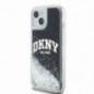 Apple iPhone 14 Coque DKNY Liquid Glitters Arch Logo Noir
