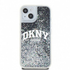 Apple iPhone 14 Coque DKNY Liquid Glitters Arch Logo Noir