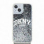 Apple iPhone 14 Coque DKNY Liquid Glitters Arch Logo Noir