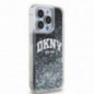 Apple iPhone 14 Pro Coque DKNY Liquid Glitters Arch Logo Noir