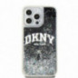 Apple iPhone 14 Pro Max Coque DKNY Liquid Glitters Arch Logo Noir