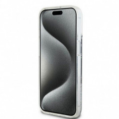 Apple iPhone 15 Plus Coque DKNY Liquid Glitters Arch Logo Noir